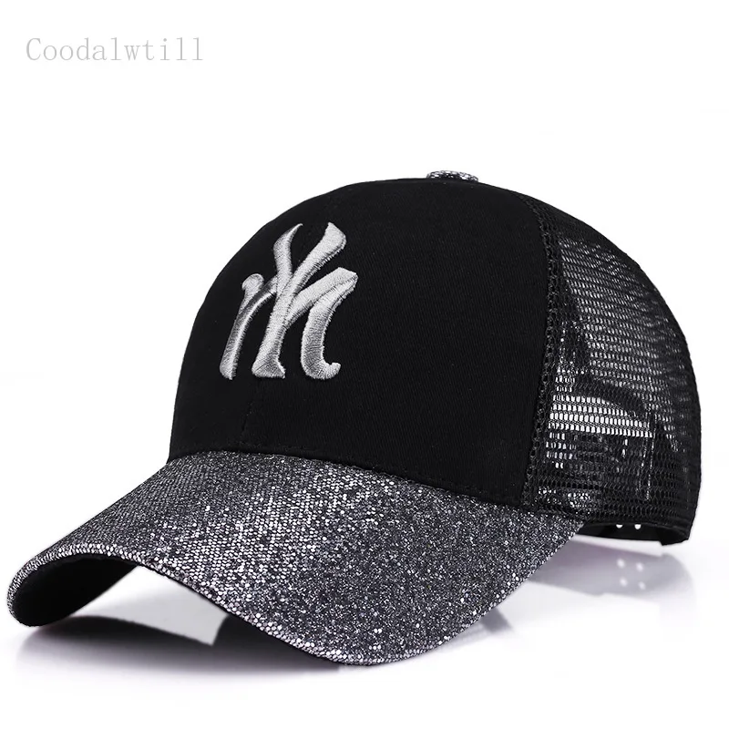 

Men Baseball Cap Casquette Femme Men Cap Letter Baseball Caps Summer Hat Women Sun Sport Mesh Hats Snapback Hip Hop Hat