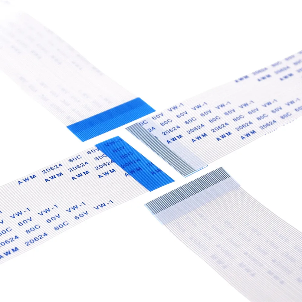 100 шт. FFC FPC Гибкий плоский кабель 50 PIN 0 5 мм Шаг разные стороны длина 60 80 120 150 200 250 300