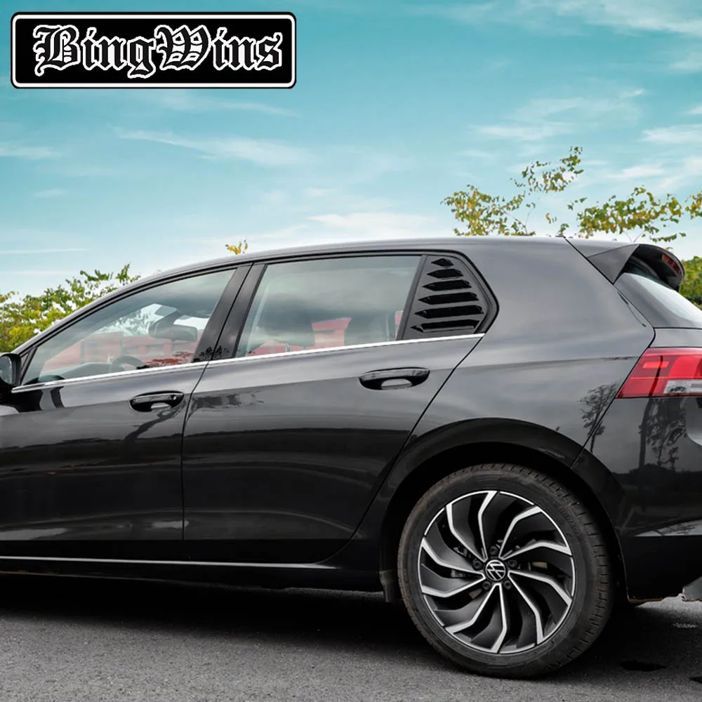 

Car style For 2020up Volkswagen Golf 8 generation Special rear triangle window blinds decorated of rline Samurai