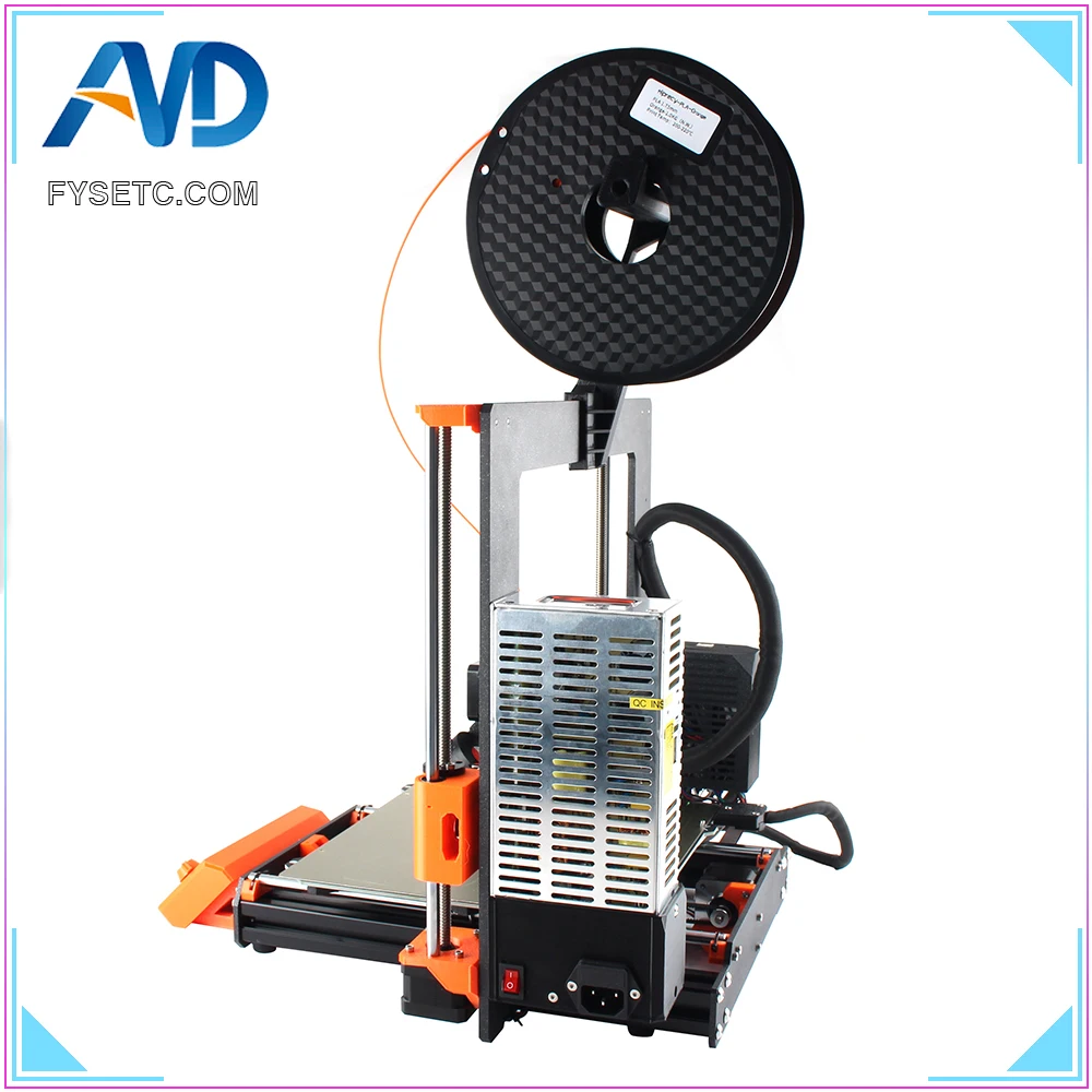 1 Set Complete DIY Clone Prusa i3 MK3S 3D Printer Full Kit With Aluminum Alloy Frame Profile Magnetic Heat Bed Motor Einsy board