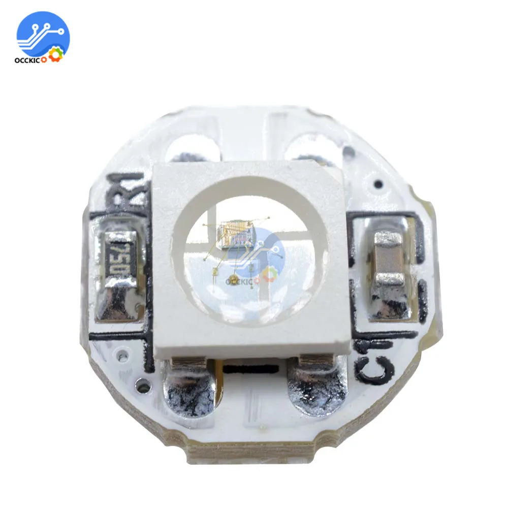 10 шт. DC 5 в 3 мм x WS2812B SMD RGB светодиодная мини печатная плата 5050 встроенный чип IC-WS2812