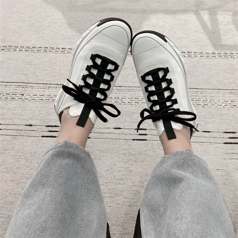 

2021 New White Shoes Women Platform Sneakers Fashion Brand Ladies Casual Footware Breathable Running Women's Shoes Zapatos Mujer