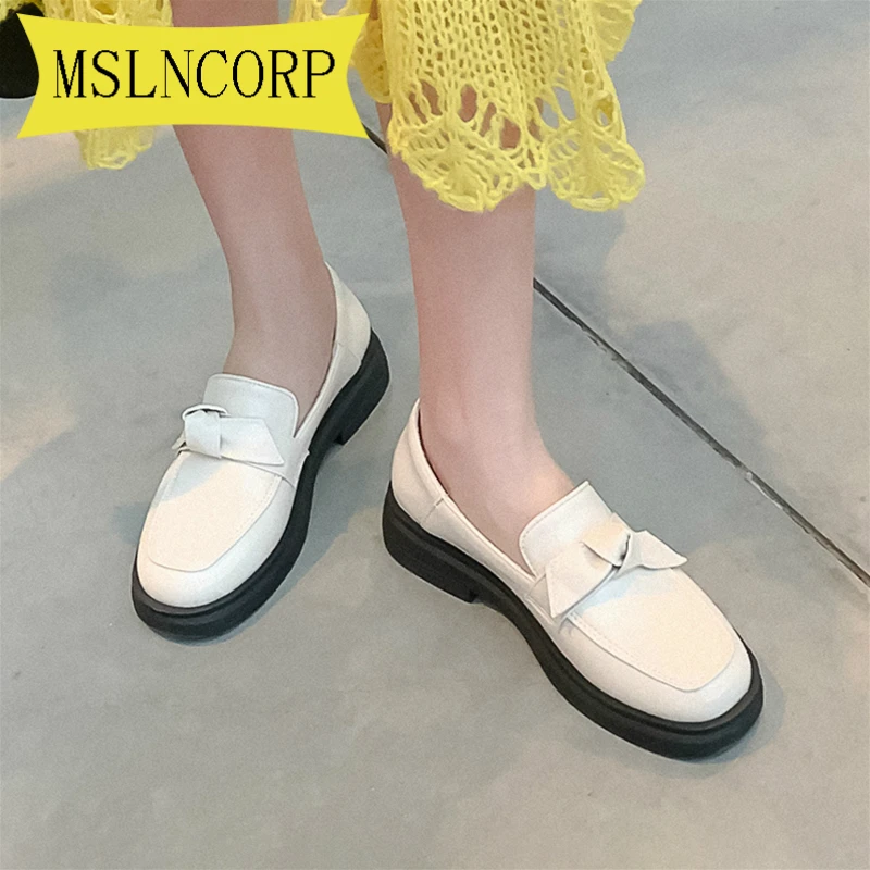 Женские туфли на низком каблуке с круглым носком размеры 34 46|Обувь без каблука| |