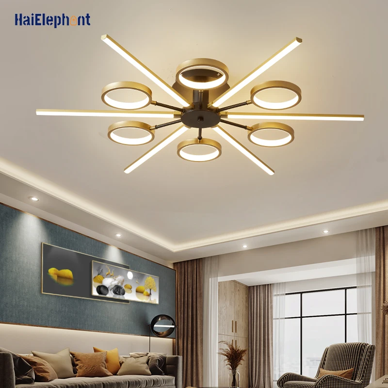 

Creative Aluminum Iron LED Chandelier Lights For Living Dining Room Bedroom Modern Home Deco Lamps Indoor Lighting Fixtures