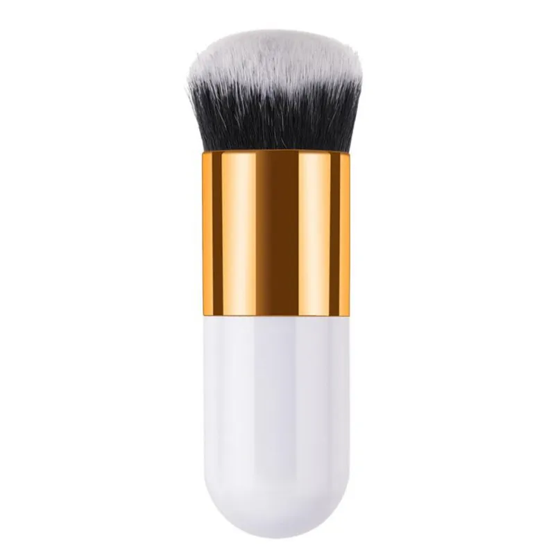 1pc Professional Chubby Pier Foundation Brush Makeup Flat Cream Brushes Cosmetic Make-up | Красота и здоровье