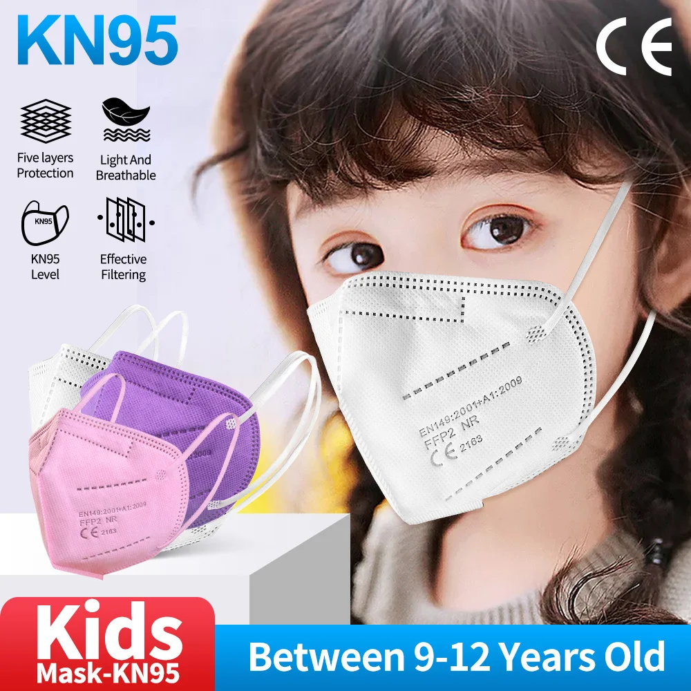 CE kn95mask детская маска на лицо для многоразовые антифлу mascarillas ffp2reutilizable 10 100piecesmasque