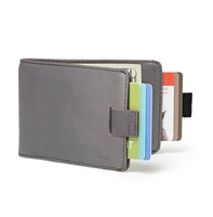 new vintage bifold wallet men leather multi card card holder short mens wallet zipper and hasp fold card package mens purse