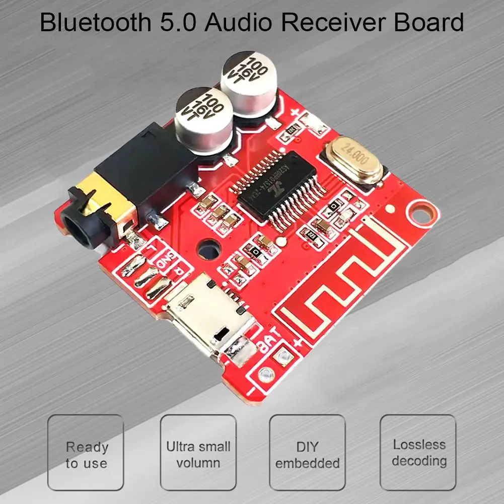 Мини Bluetooth аудио приемник плата 5 0 Mp3 декодер не допускающий потерь беспроводной