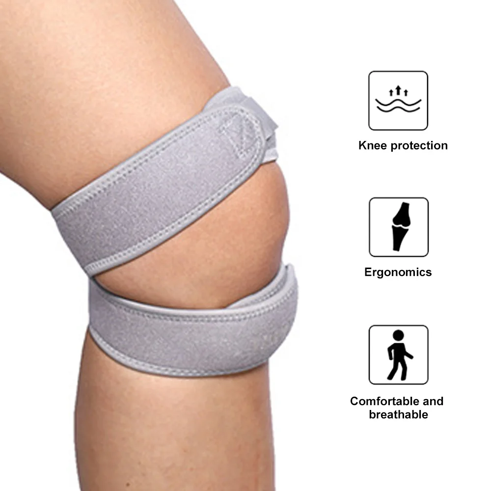 

Outdoor Fitness Knee Support Patella Belt Elastic Bandage Tape Sport Strap Knee Pads Protector Band For Knee Brace Basketball