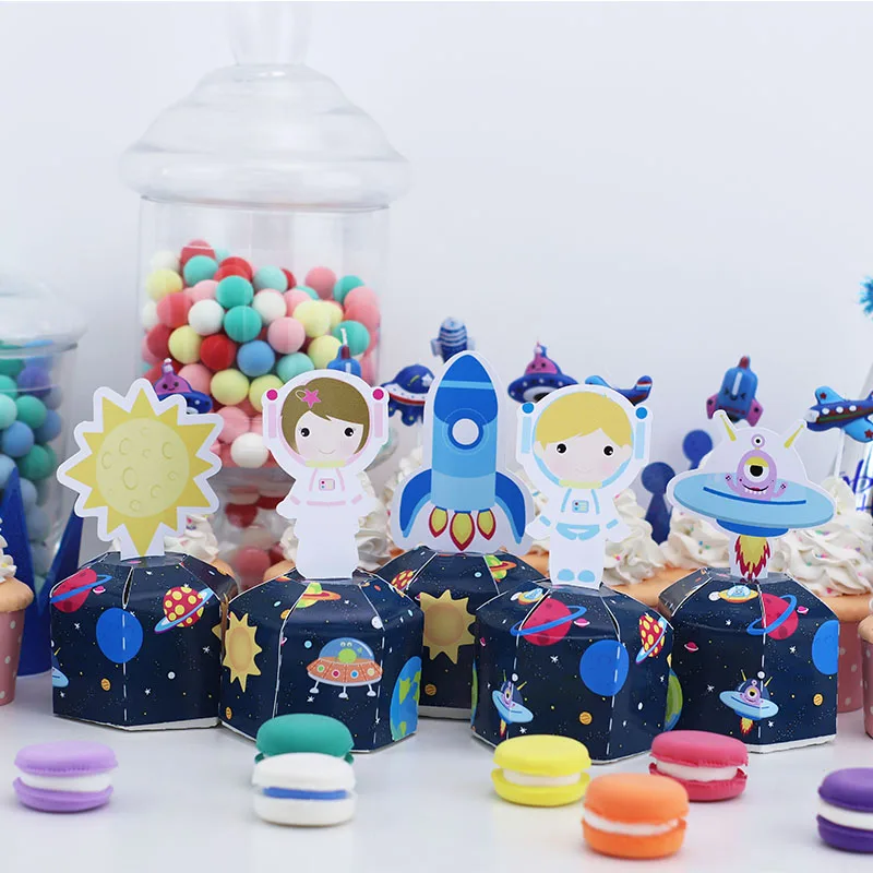 Candy Box Gift Box Cupcake Box Boy Kids Birthday Party Supplies Decoration Event Party Supplies