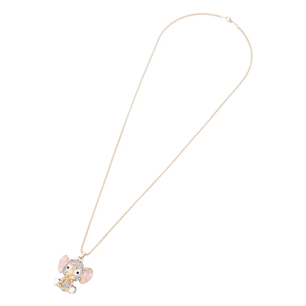 

Popular Girl Enamel Crystal Exquisite Cute Animal Elephant Metal Pendant Chain Necklace Anniversary Gift 2020 New