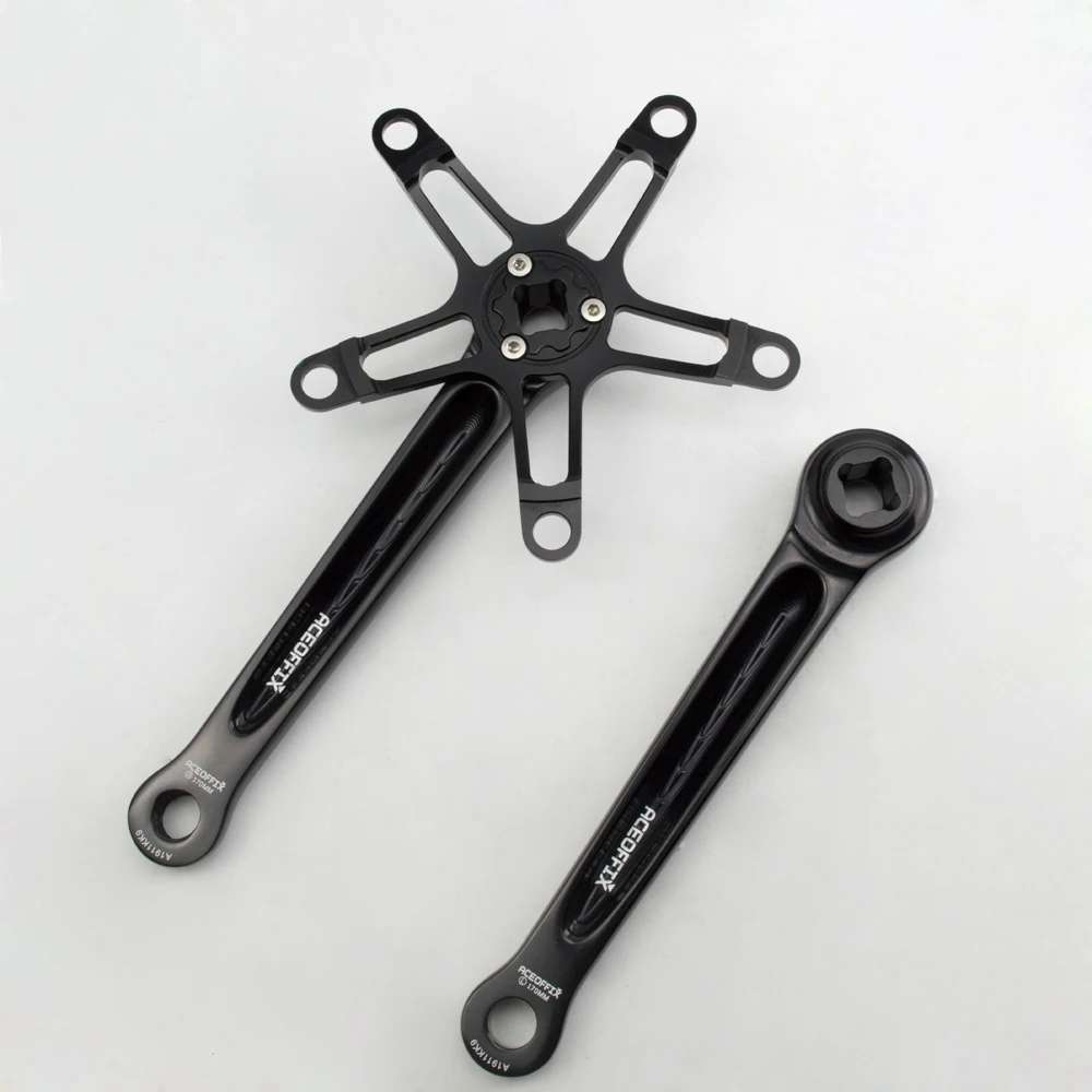 Складной Кривошип велосипеда из алюминиевого сплава с ЧПУ 170 мм квадратное