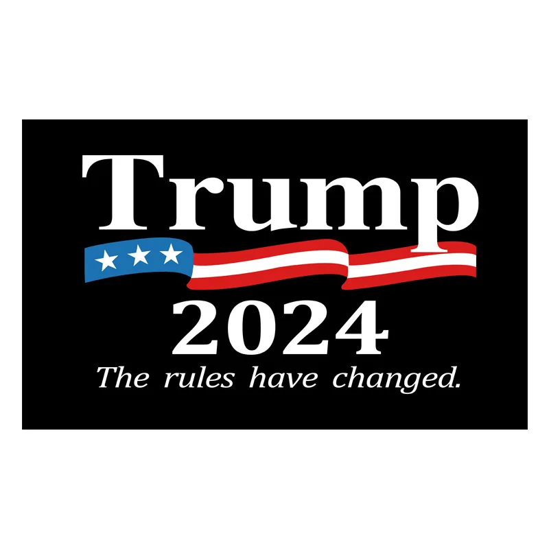

NEW-Donald Trump 2024 Flag 3x5FT Polyethylene 100D Flying Flag America President Election Flag Home Decoration