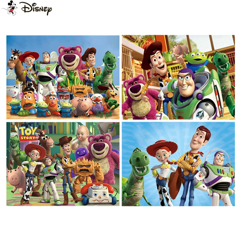 

Алмазная живопись «сделай сам» Disney, картина из квадратных и круглых страз с бусинами 5D, вышивка крестиком «История игрушек мультфильма», по...