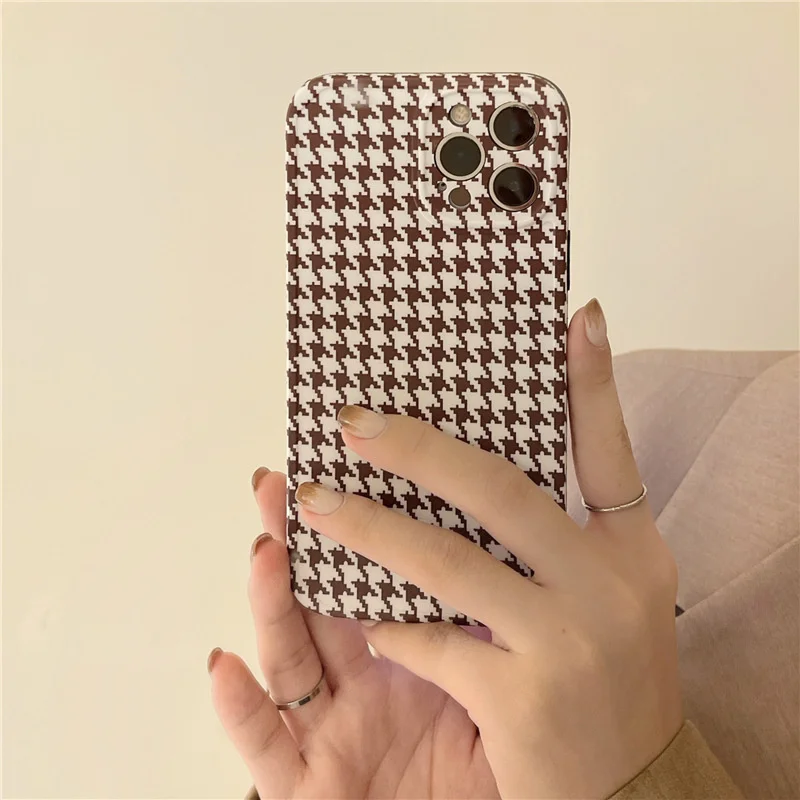 

British style Phone Case For iPhone 11 7 8 Plus X XR XS 12 13 Pro MAX Luxury Silicone Cover For iPhone 12