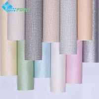 yunpoint waterproof pvc self adhesive wallpaper dormitory bedroom background decorative film solid color home decor wall sticker