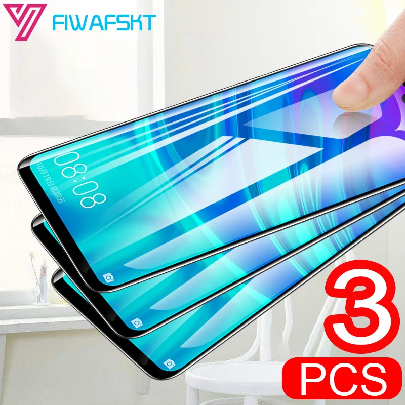 3 шт. Защитное стекло для Huawei P20 P30 Lite P Smart 2019 Z Pro Plus|Защитные стёкла и плёнки