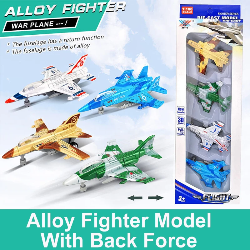 Алмаз Милитари Файтер Модель F16 F23 F117 F14 Детские игрушки Самолет Тянуть Назад Симуляция Детский подарок на день рождения.