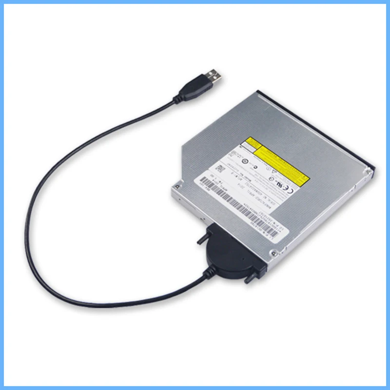 Larryjoe светодиодный индикатор USB 2 0 до 7 + 6 13Pin Mini SATA II кабель адаптер для ноутбука CD/DVD