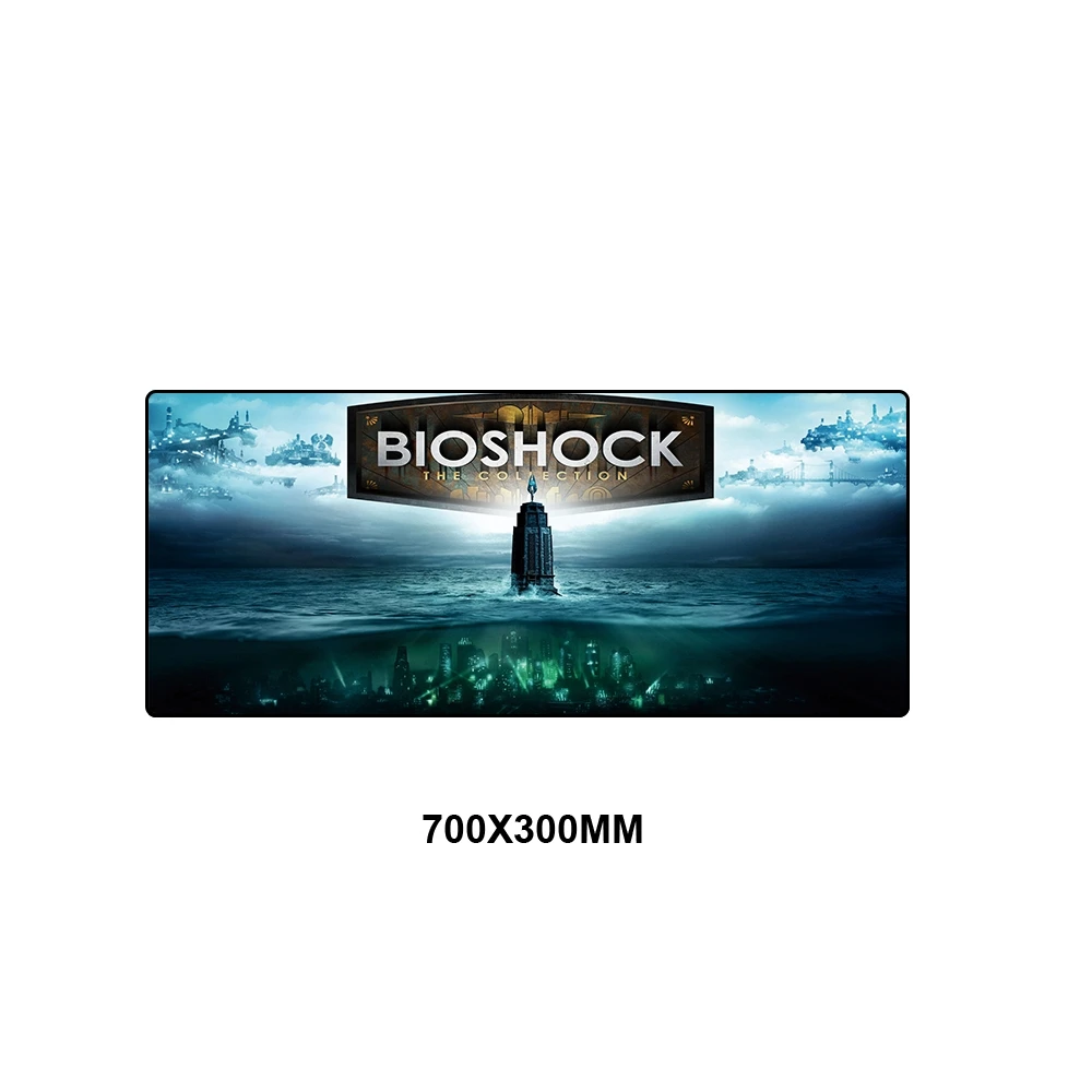 SHQB-001 Игровой коврик для мыши Bioshock, коврик для офисной мыши, коврик для настольной мыши, коврик для мыши, ПК, геймера, игровые коврики, игровая клавиатура, аксессуары для компьютера - Цвет: SHQB-001