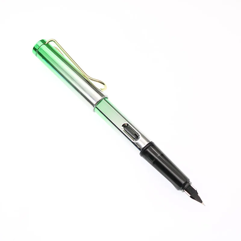 Fashion New Plastic Plating Gradient Pens For Men And Women Are Often Used In Student School Business Office Pen Fine Gift Pen