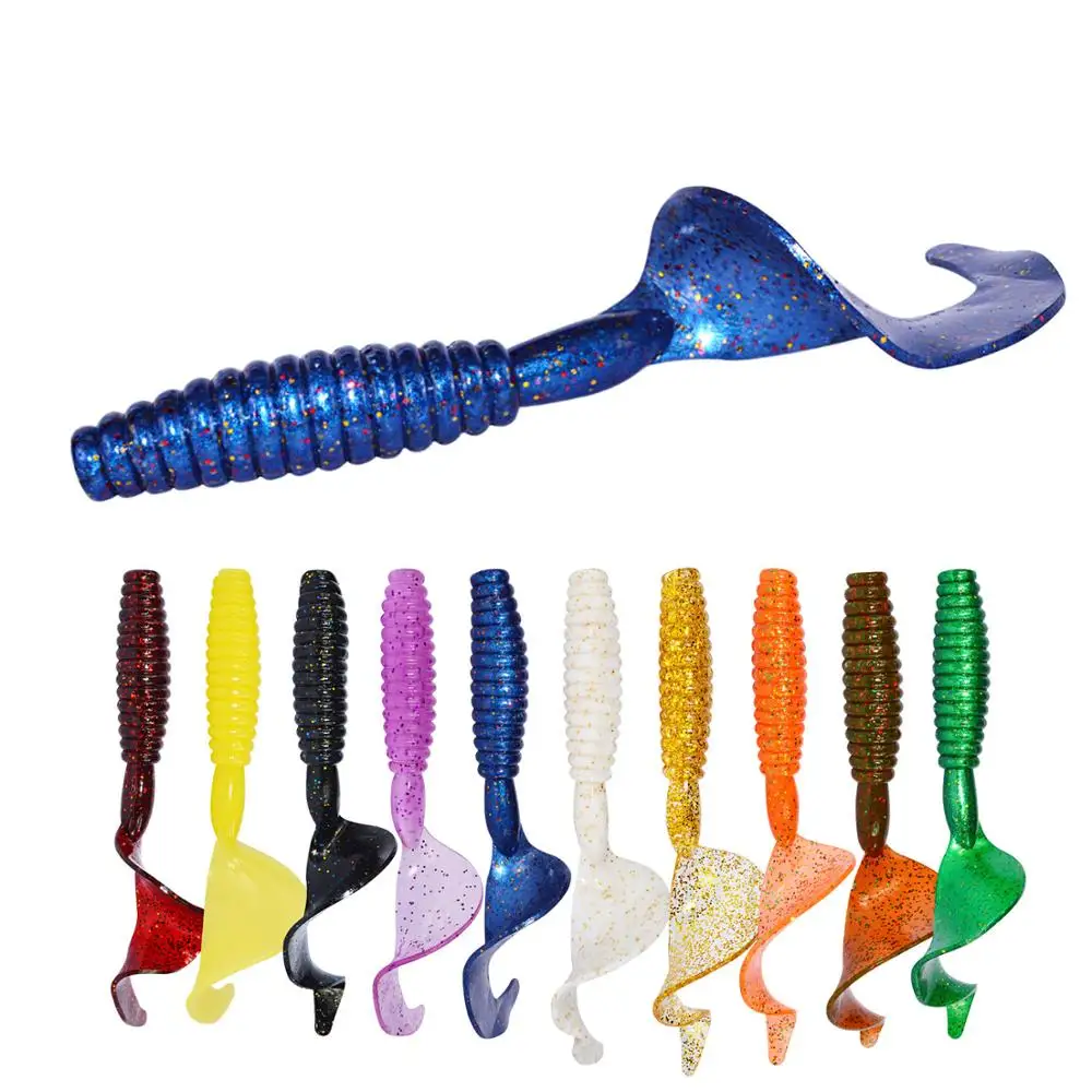 Мягкая приманка в виде червя 3 шт./лот 105 мм 12 г джиг воблер искусственный запах