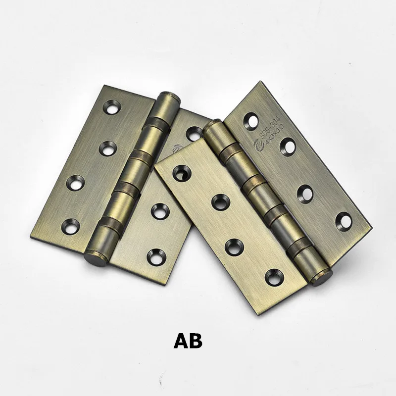 Black Antique 4 inch Hinge Stainless Steel Door For Heavy Doors Furniture Accessories black door hinge doors hinges | Обустройство