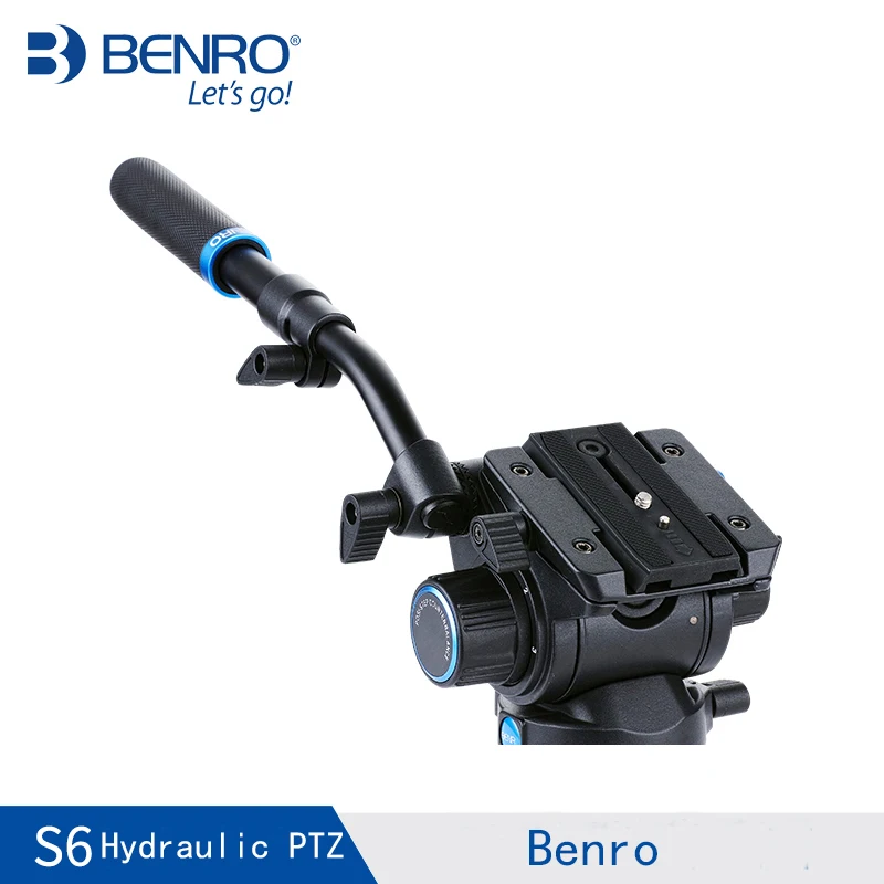 Benro S2 S4 S6 S7 S8 Pro видеоголовки алюминиевая гидравлическая головка для видео штатива