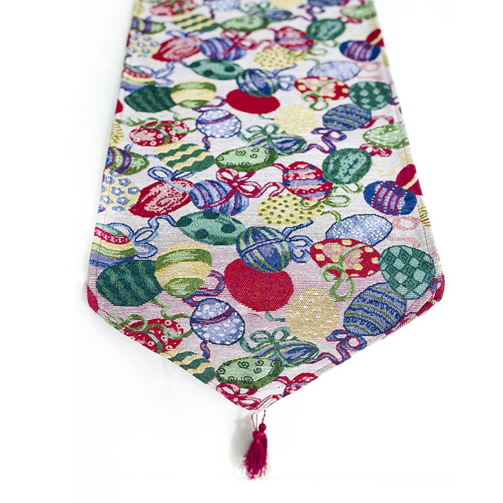 Скатерть в виде кролика с пасхальными яйцами Современная хлопковая льняная