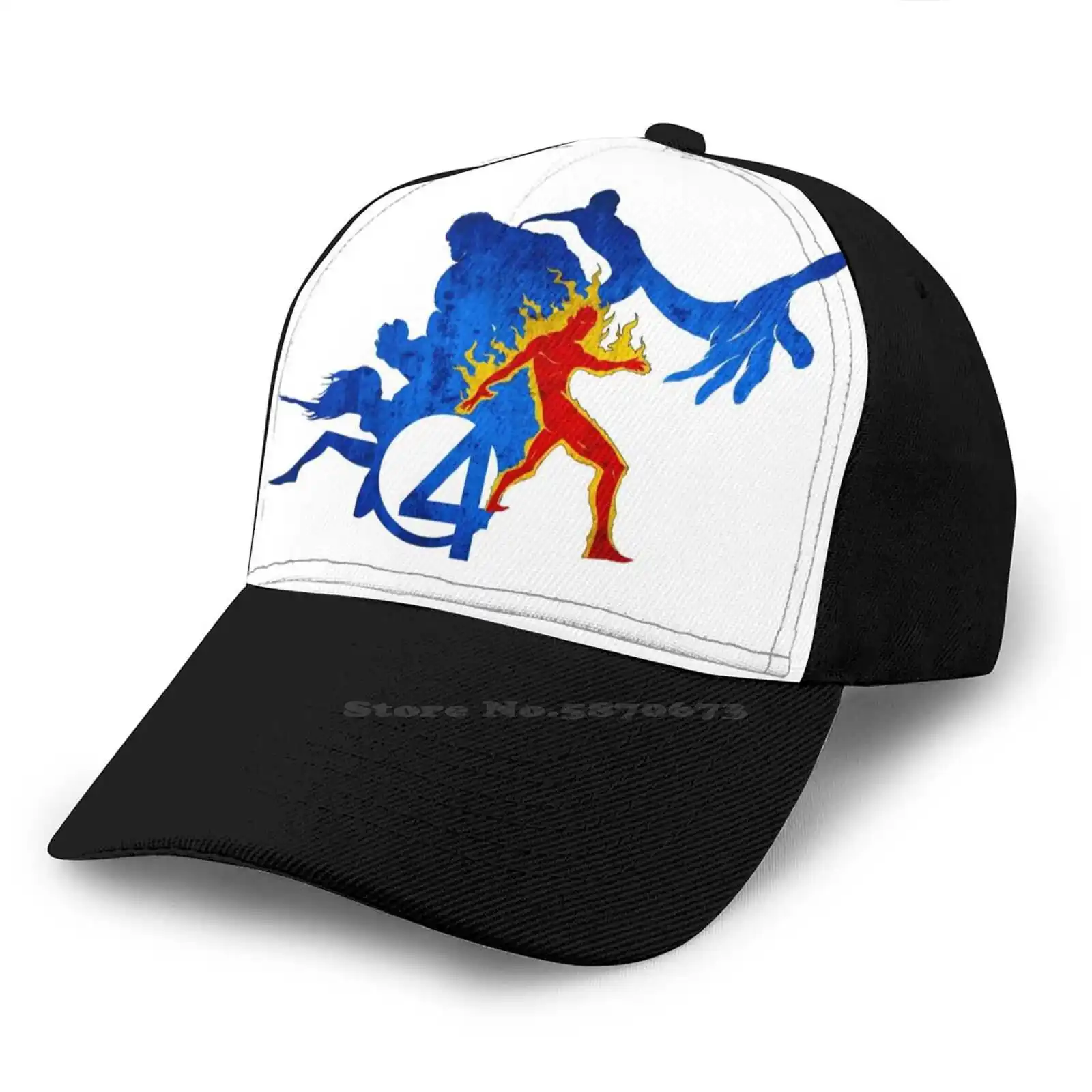 Шляпа в стиле хип-хоп 4 фантастических комиксов | Аксессуары для одежды