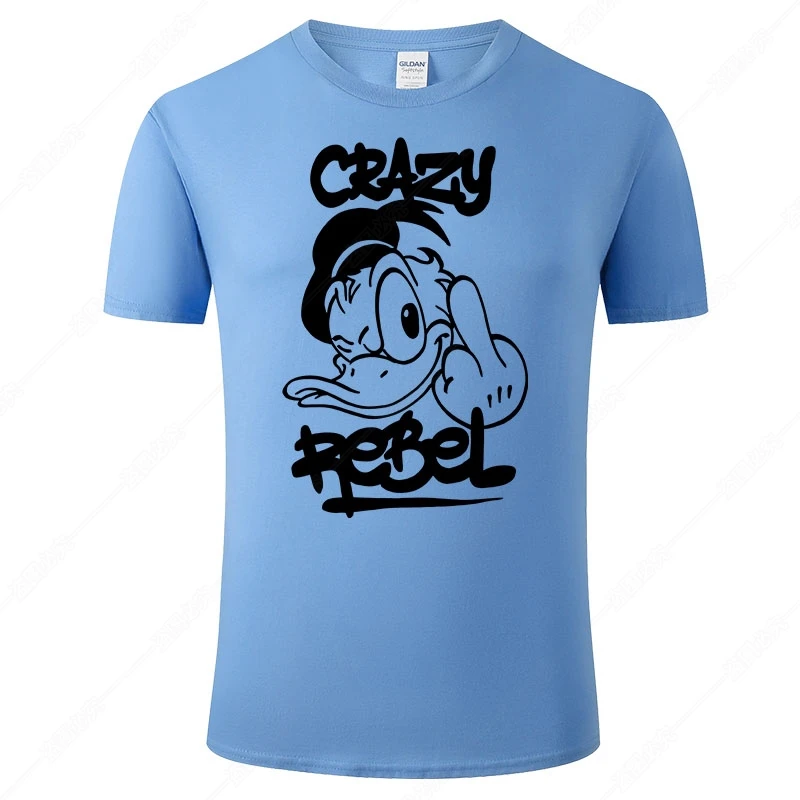 2021 футболка с Дональдом Даком мужские топы повседневные хлопковые футболки
