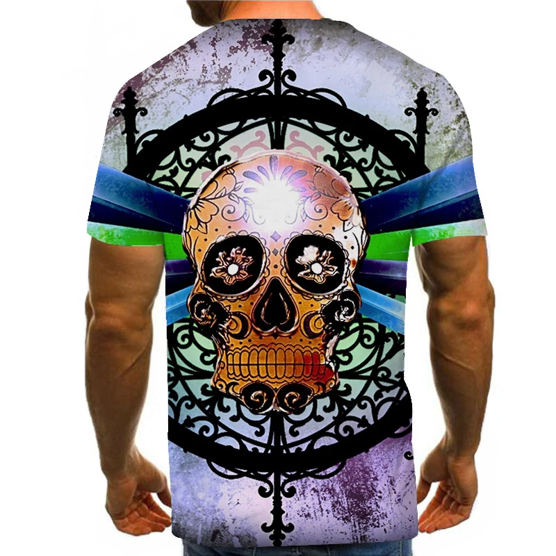 

2021 new 3DT shirt printing fashion casual T-shirt explosion street fashion style summer street series T-shirt S-6XL