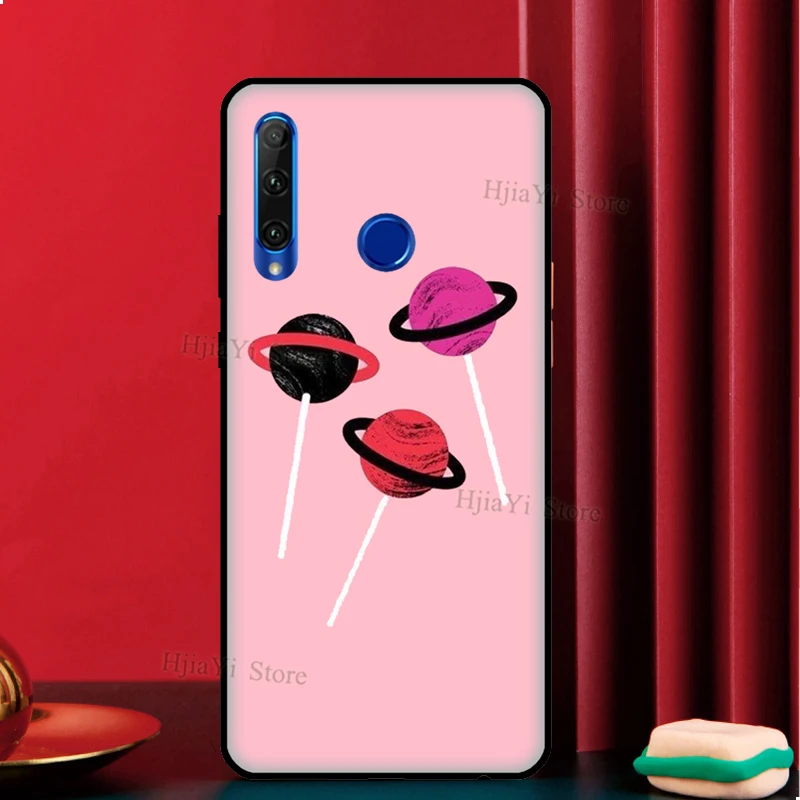 Красный чехол с леденцами для телефона Huawei Honor 4C 6C 7A 20 Pro 10i 7C 8A 9A 8S 9S 6X 8X 9X 8 9 10 10X Lite |
