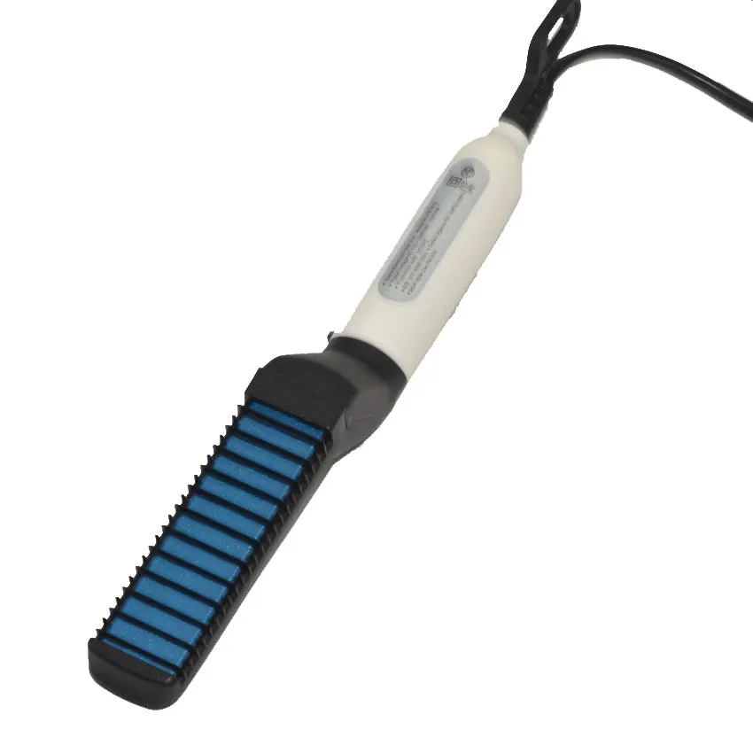 Мужской быстрый выпрямитель для бороды стайлер расческа выпрямления