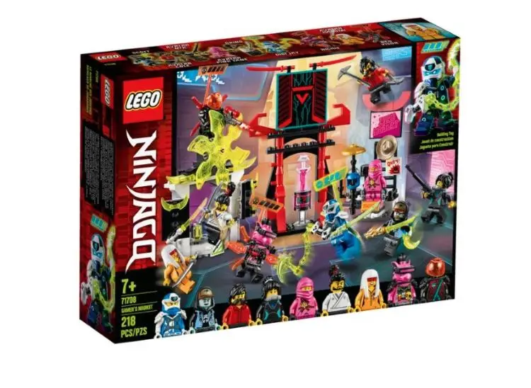 Игровой рынок Lego Ninjago 71708 отличные игрушки подарок на день рождения Детские