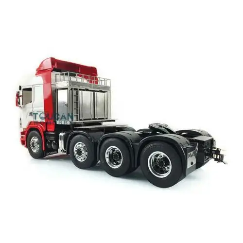 1/14 LESU металлический шасси RC трактор грузовик DIY Hercules Sca 8*8 кабина Tmy