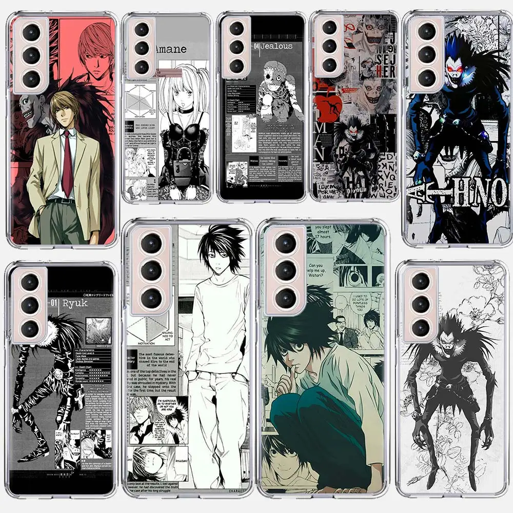 

Death Note Ryuk Anime Manga Phone Case Coque For Samsung Galaxy S21 Ultra S20 FE S10E S10 Lite S8 S9 Plus S7 Back Cover Funda