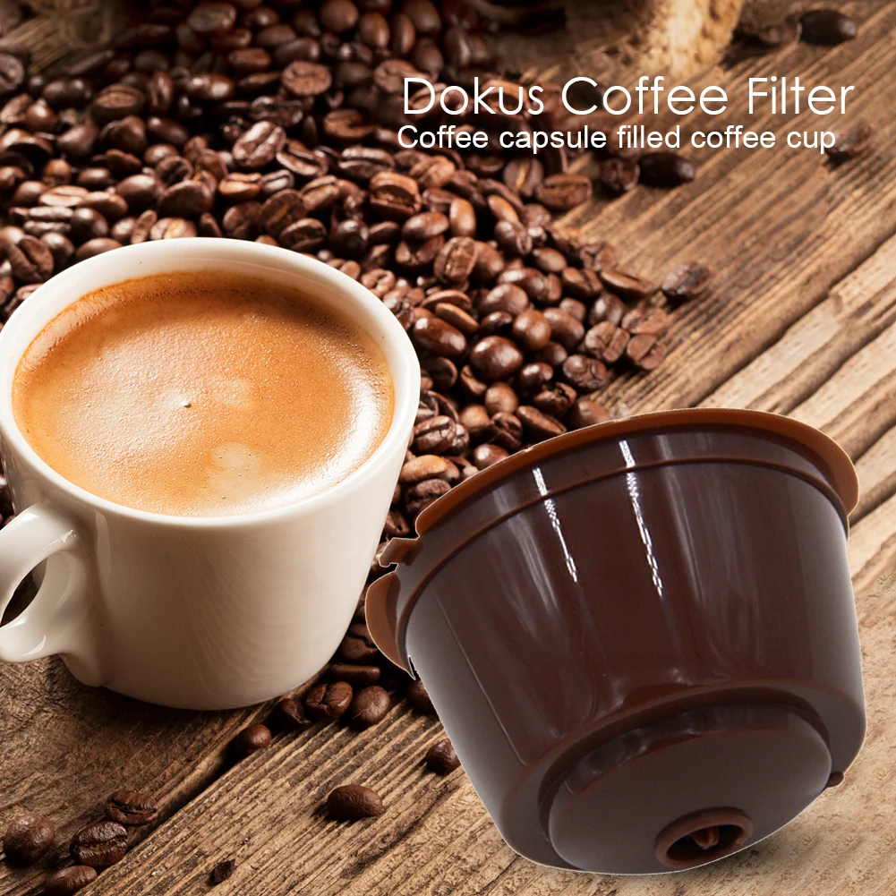 Многоразовая кофейная капсула Nescafe Dolce Gusto фильтр чашка из нержавеющей стали