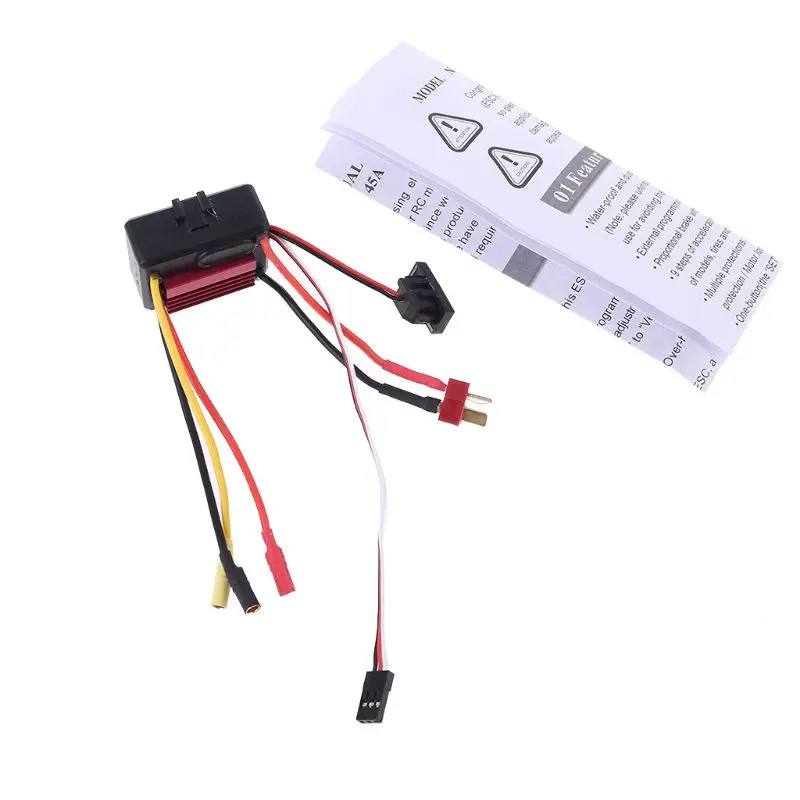 35A бесщеточный двигатель ESC водонепроницаемый 2 3S Lipo программируемый для 1/14 1/16