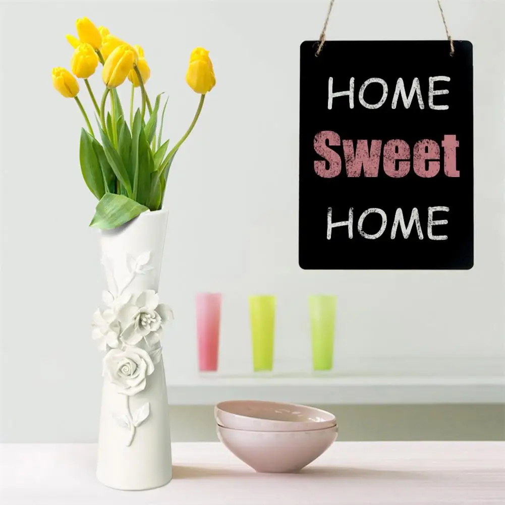 Прямоугольная подвесная деревянная доска двусторонняя стираемая для сообщений