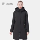 DOCERO 2021 Новая куртка женская весна модное пальто женское осень с капюшоном оверсайз парки больших размеров 6XL тонкая хлопковая ветрозащитная верхняя одежда
