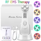 Радиочастотная фотоновая терапия для лица, светодиодсветодиодный светильник Пия, подтяжка кожи, подтяжка, Защита лица от морщин, микротоковое устройство для спа