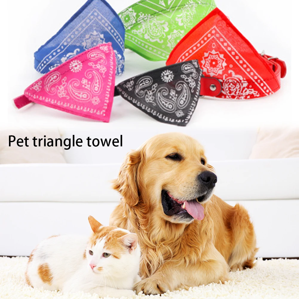 Женская бандана шейный воротник для домашнего питомца поводок шарф аксессуары