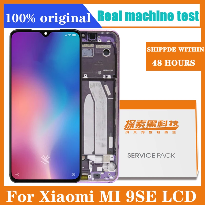 ЖК дисплей 5 97 дюйма Amoled для Xiaomi MI 9 SE Mi9 сенсорный экран с дигитайзером в сборе