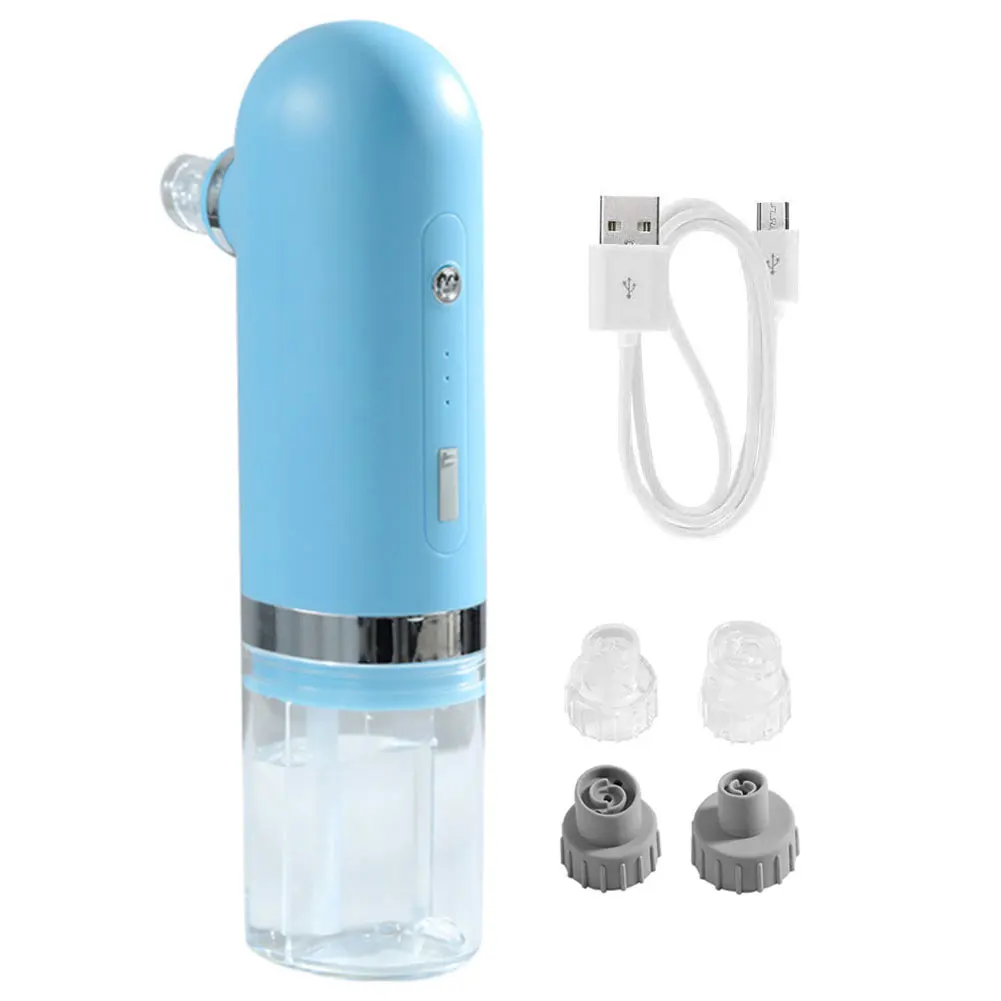 

4in1 Electric Blackhead Remover Nose Face Deep Cleansing Vacuum Wet Absorption Facial Cleaner Tools Acne Black Spots Remover