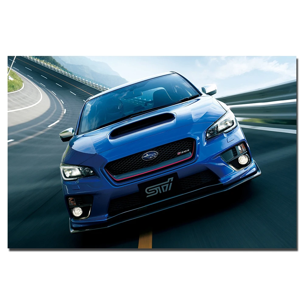 Субару WRX суперкар обои настенный художественный постер картина с изображением