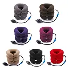 3-слойный надувной шейный воротник, шейный Тяговый трактор, поддерживающая массажная подушка, Растяжитель шеи, снятие стресса, обезболивающий трактор