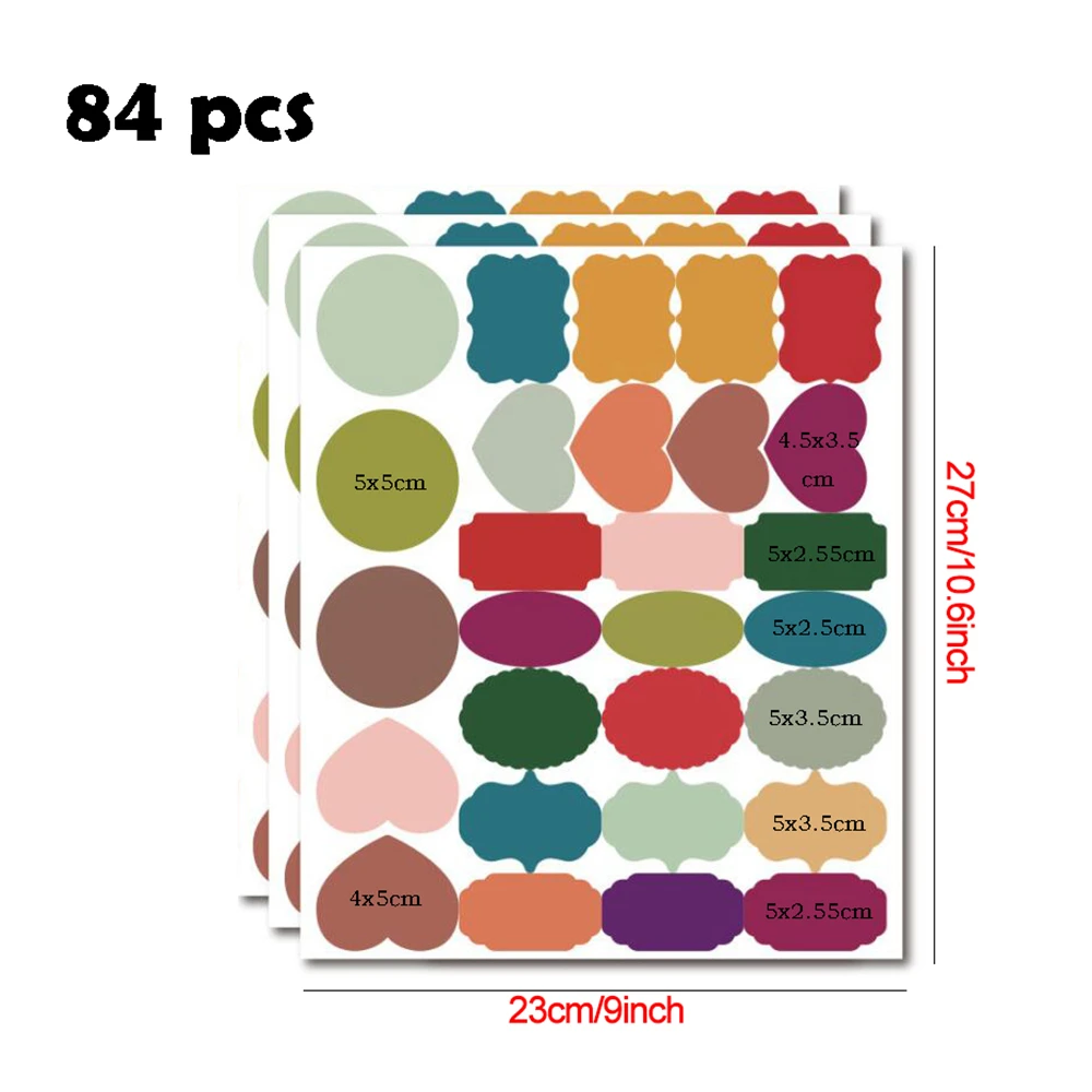 60 шт с ручкой многоразовые Варенье банки наклейка для кухни наклейки хранения