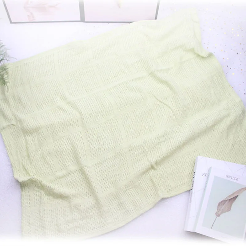 Одеяла для новорожденных младенцев трикотажная пеленка с вырезами хлопковое