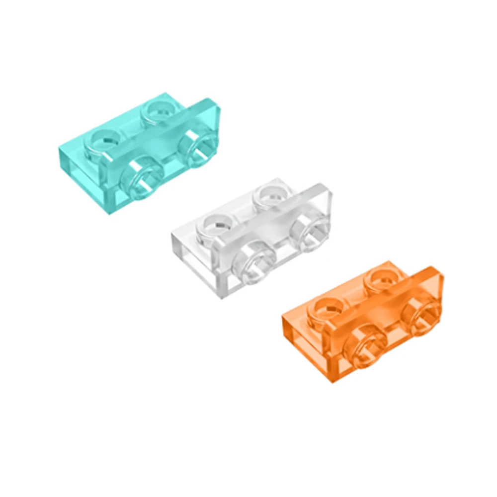 

30pcs MOC Bricks Building Block Assembly Parts 99780 Bracket 1x2 Inverted Transparent Colors Educational Blocks for Children